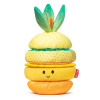 Melissa & Doug Jouet multisensoriel pour bébé à empiler en forme d'ananas-Empileur souple d'ananas