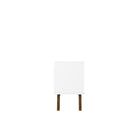 Manhattan Comfort Marcus 70.86" Mid-Century Modern TV Stand - White-Soft Close Doors with Rounded A-lined Design