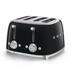 SMEG 4x4 4-Slice Toaster - Black-Wide slots with automatic cantering, for slices of different thickness