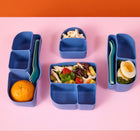 b.box - Boîte à lunch Bento Buddy en silicone - Océan-Sans BPA