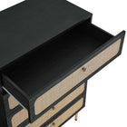 Modway Chaucer 5-Drawer Chest - Black-Assembly Required