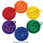 edxeducation Sorting Bowls & Tweezers - Set of 12 - 6 Colours-MOTIVATE YOUNG MINDS -- This colourful early math resource inspires kids to learn through play. Toddlers and Preschool-aged children can use the tweezers to build hand strength for writing!