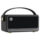 Edifier - Haut-parleur portable sans fil MP330 BT, audio Hi-Res, design rétro en bois, son stéréo de 20 W RMS – Noir-Diffusez l’audio de votre ordinateur par le port USB-C ou écoutez la musique stockée sur votre carte microSD sans utiliser de données mobiles