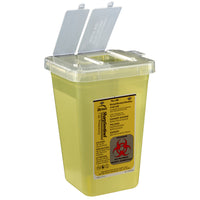 2 Quart Phlebotomy Sharps Container Yellow - 20 Pack-Fits phlebotomy trays