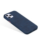 General Supply Goods + Co Étui en Cuir Végétalien pour iPhone 12/12 Pro, Compatible avec Magsafe - Bleu Marine-Bleu Marine