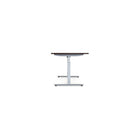 Uncaged Ergonomics 60" Rise Up Electric Height Adjustable Sit Stand Desk with Bamboo and Grey Frame (RUGB)-Frame height Range = 24-48" ; Adjustable Width 47-55" ; Safely supports 250lbs
