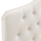 Modway Annabel Stain-Resistant Performance Velvet Twin Headboard - Alabaster-7