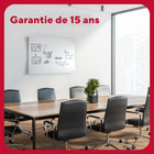 TRU RED - Tableau blanc magnétique incurvé ergonomique en verre à effacement sec - 48 po x 36 po-Poids : 38,6 lb