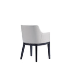 Manhattan Comfort Gansevoort 22.5" Modern Faux Leather Upholstered Dining Armchair - Light Grey - Set of 2-Made to Last. Commercial Grade Product
