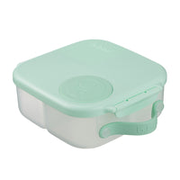 b.box Mini Lunchbox - Spearmint-Flexi whole fruit holder stretches to store whole fruit