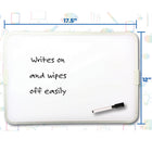 Flipside Products Two-Sided Aluminum Framed, Magnetic Dry Erase Board with Pen, 12" x 17.5", Pack of 3-5