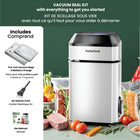 Instaseal Compact Upright Bag Food Vacuum Sealer-No-spill, no-leak design upright food vacuum sealer seals from the top to prevent spills and leaks during the process, making it ideal for soups, stews and other liquids provides secure sealing for liquids, preventing spills and messes in your refrigerator or freezer
