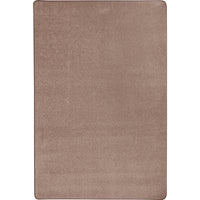 Joy Carpets Endurance Area Rug - 12' x 7'6" - Taupe-Manufactured with premium polyester fiber for lasting beauty and durability in high-traffic areas