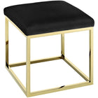 Modway Anticipate Ottoman - Gold/Black-Elegant Tufted Buttons