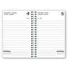 Quo Vadis EXDI Daily Planner - Wire-O Spiral Binding - Bilingual - Assorted - 6" x 8 1/4" -6" x 8.25" format