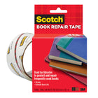 Scotch Book Tape - 2 in x 15 yd - 2 Rolls-Unwinds easily