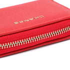 Champs Iconic Palm Wallet - Red-11 credit card slots
