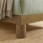 Modway Runa Wood Twin Platform Bed - French Oak-Rubberwood Frame