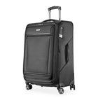Ricardo Beverly Hills Avalon Softside 24" Medium Upright Check-In Spinner - Black-Water-repellent finish — Helps resist moisture and protect packed contents.