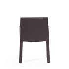 Manhattan Comfort - Lot de 2 chaises de salle à manger modernes Vogue 23,43 po en similicuir gris-Livré chez vous entièrement assemblé Aucun assemblage requis