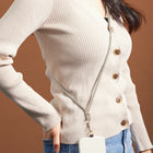 Evry Rope Crossbody Phone Strap - Taupe/Gold-Easy installation with Click, Clip & Go!
