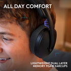 Logitech G325 LIGHTSPEED Wireless Bluetooth Gaming Headset - Black-Built-in beamforming mic: Features embedded AI-powered noise reduction to minimize background noises like keyboard clicks and fan hums to deliver crystal-clear team chats and communication