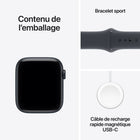 Apple - Watch SE 3 - 44 mm - GPS - Boîtier en aluminum Minuit avec Bracelet Sport Minuit - M / G-9