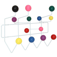 Modway Gumball Coat Rack - Multicoloured-Wood balls with powder coated iron frame