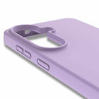 Blu Element - Étui MagSafe en silicone pour Samsung Galaxy S26, Lavande-Bords surélevés pour protéger l'écran et l'appareil photo
