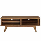 Modway Render 48" TV Stand - Walnut-Two Cable Management Holes