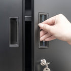 Storemax - Armoire multifonctionnelle horizontale en acier de qualité supérieure avec 2 tiroirs et 2 portes-Avec une étagère réglable avec des languettes de support de 25 mm d'épaisseur, offre une fiabilité pour supporter une charge de 200 lb sur chaque étagère (avec un poids uniformément réparti)