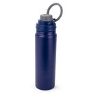 General Supply Goods + Co Stainless Steel Water Bottle with Dual lids - 730 ml - Navy-Dual purpose lid