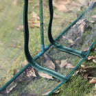 Outsunny 11.5' x 3' x 2.6' Plastic Mini Tunnel Greenhouse with Steel Frame & Zipped Doors- Lightweight frame allows easy mobility to change the location     
 