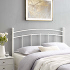 Modway Abigail Metal Full Headboard - White-Powder Coated Iron Construction