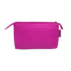 Tech Gear Simple Puffer Pencil Case - Pink-Luggage-quality nylon zipper