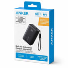 Anker Zolo 5000mAh 15W Power Bank with Carry Strap - Black-Power You Can Carry: The 5,000mAh capacity delivers reliable everyday power, reaching up to 70% on iPhone 17, up to 56% on iPhone 17 Pro Max, and up to 69% on Samsung S25. A built-in strap supports easy handheld use. (Note: Data based on internal lab testing.)