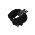 TUCCI Italy Microbead Travel Pillow - Black-Premium Microbead Filling - conforms to your shape for personalized comfort