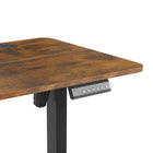 Work Zone Serrano 60" Height Adjustable Sit Stand Desk - Burnt Umber-Easy assembly required
Base Color: Black
Top Colour: Rustic Burnt Umber
Overall Dimensions: 60” W x 24” D x 29.7” - 47.5”H
1 year manufacturer warranty