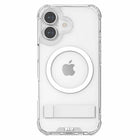 Blu Element DropZone Rugged Compatible with MagSafe Case with Kickstand for iPhone 17 - Clear-Protection level  - 400 Drops at 10 Feet