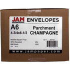 JAM Paper A6 Parchment Invitation Envelopes - 4.75" x 6.5" - Antique Gold Recycled - 50 Pack -Quantity: 50 per pack, Enough to have at home or the office for any occasion