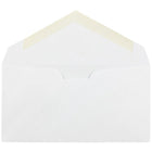 JAM Paper Enveloppes Monarch de type commercial à ouverture latérale et rabat gommé, 3 7/8 x 7 1/2 po, blanc, pqt/200-Taille : 3 7/8 x 7 1/2 po