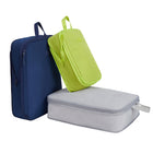 Travelon Compression Packing Cubes - Cool Tones - Set of 3-One small cube and two large cubes keep clothing from sweaters to socks organized, then grab handles allow you to quickly and easily pull cubes in and out of luggage