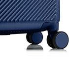 CHAMPS Luggage Iconic II 3-Piece Hardside 8-Wheeled Expandable Luggage Set - Navy-Lightweight