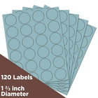JAM Paper Round Circle Label Sticker Seals, 1 2/3 inch diameter, Baby Blue, 3 Sets of 120 (40528290g)-Pink