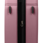 Bugatti - Valsie d'enregistrement rigide 26.50po de la collection Monaco - Pink-Roulettes doubles pivotantes à 360 degrés pour un roulement fluide et silencieux (8 roues)