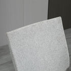 Vinsetto - Chaise d’ordinateur pivotante en lin à dossier moyen - gris clair-Couleur : Gris clair