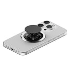 OhSnap Snap 4 Luxe Cell Phone Expanding Grip And Stand - Pure Silver-360 degree spin