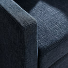 Modway - Serene Revêtement en tissu Fauteuil pivotant - Bleu ardoise-8