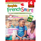 Popular Book Company Complete FrenchSmart Grade 4-English translation to guide parents and children along 