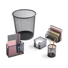 Logix Metal Mesh Office Stationery Set-Compact and functional, helping you maximize desk space while keeping everything within easy reach